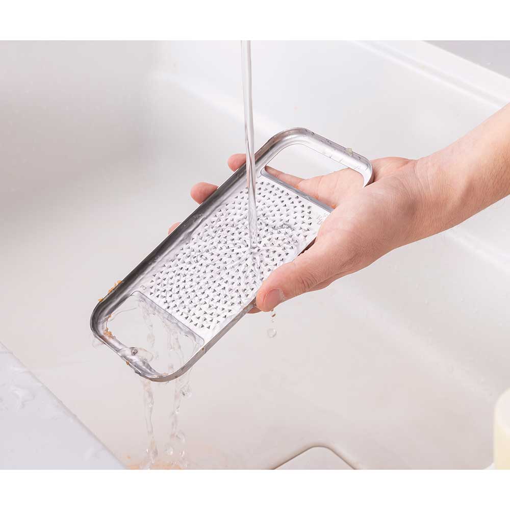 オールステンレスおろし器 極目立て（受け皿付き）