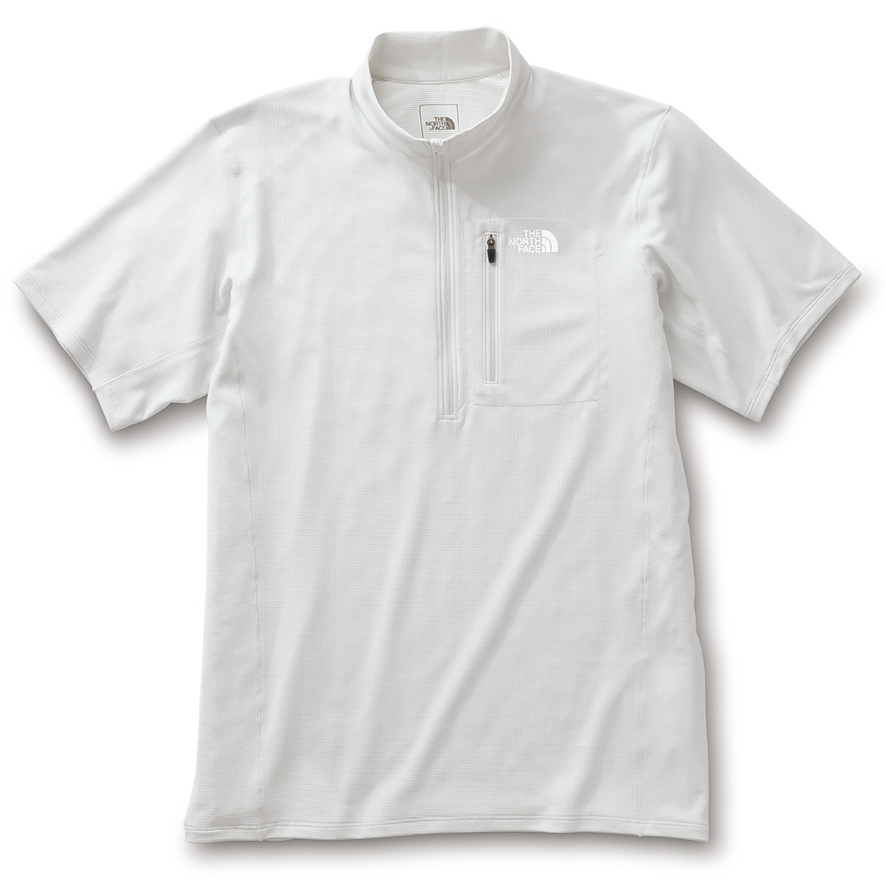 ショートスリーブフラッシュドライ3Dジップアップ