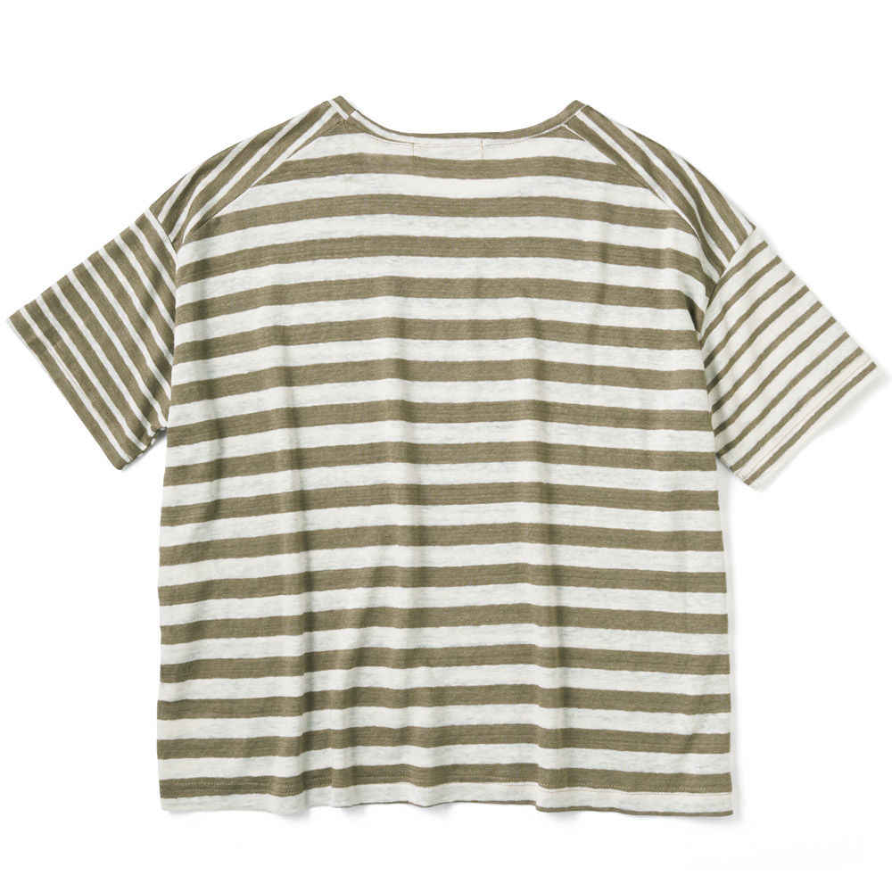 リネン混プルオーバー