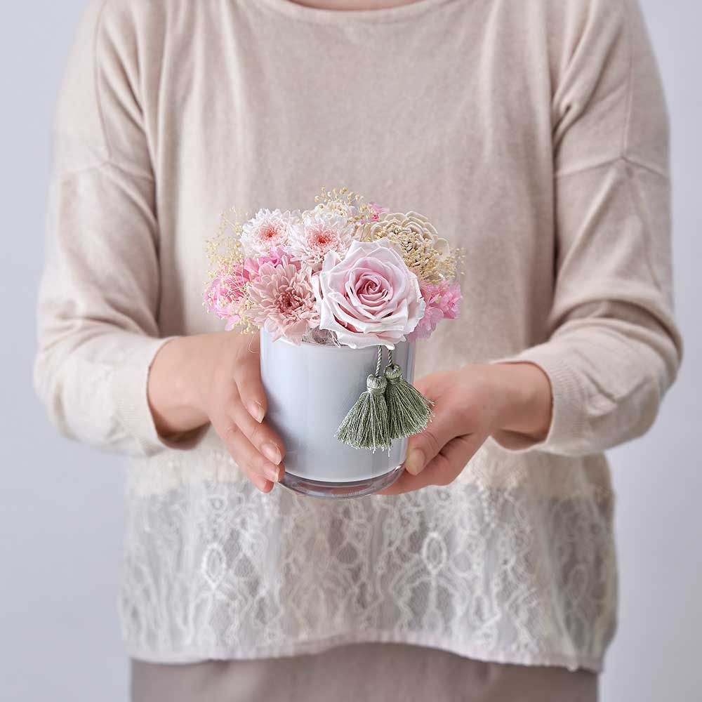 お供え用プリザーブドフラワー