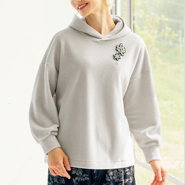 トスカーナフリースパーカ