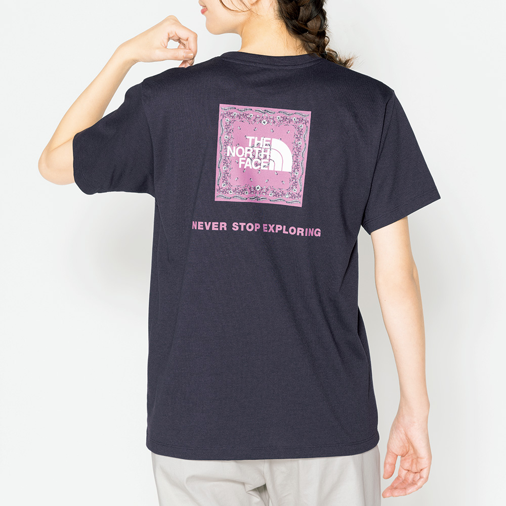 ショートスリーブバンダナスクウェアロゴティー/2色セット