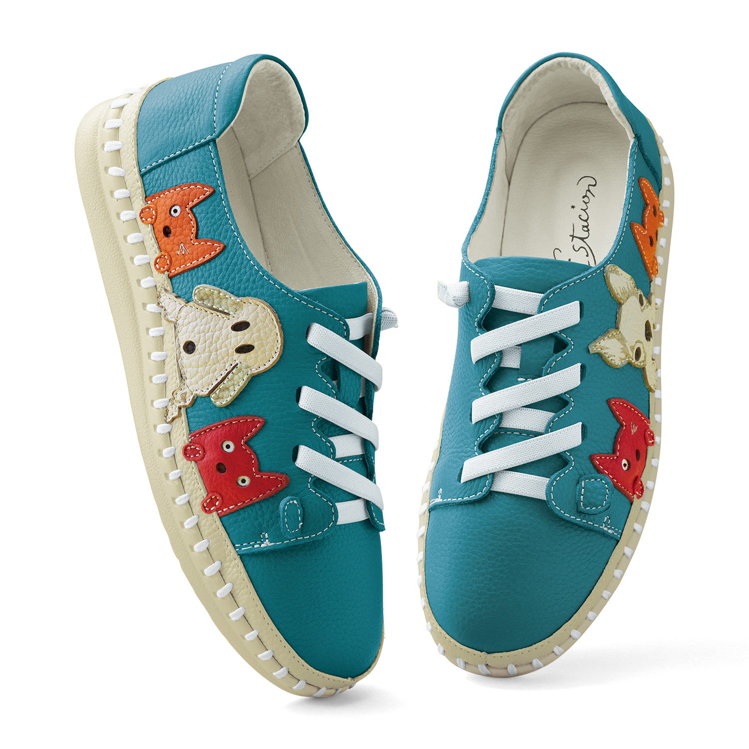 3Eソフトレザースニーカー/当社限定