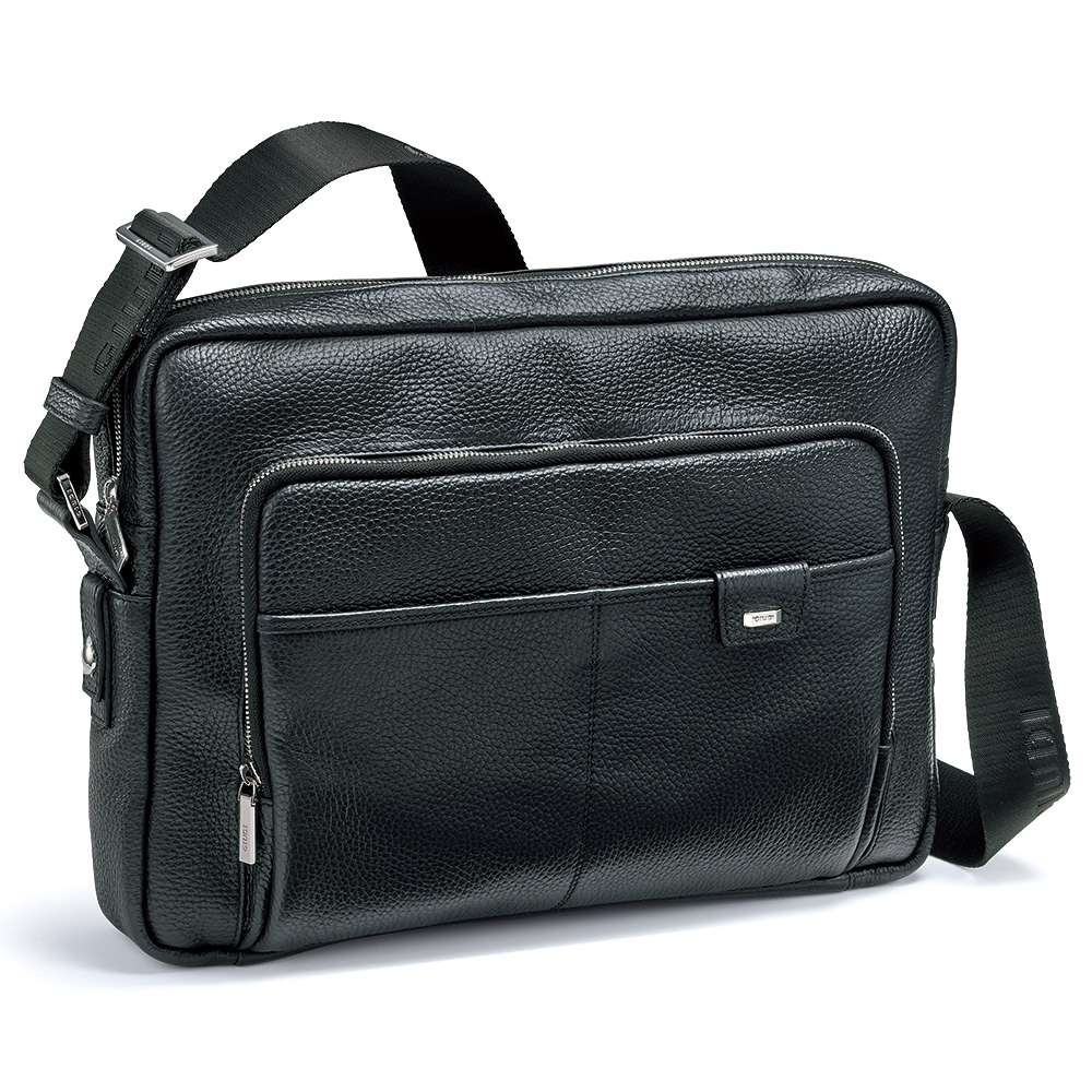 イタリアンレザー･横型ショルダーバッグ