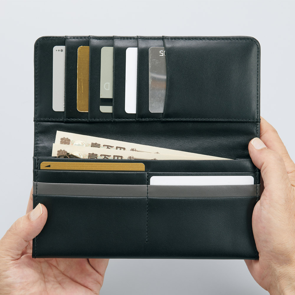 博多織「琥珀織」の長財布