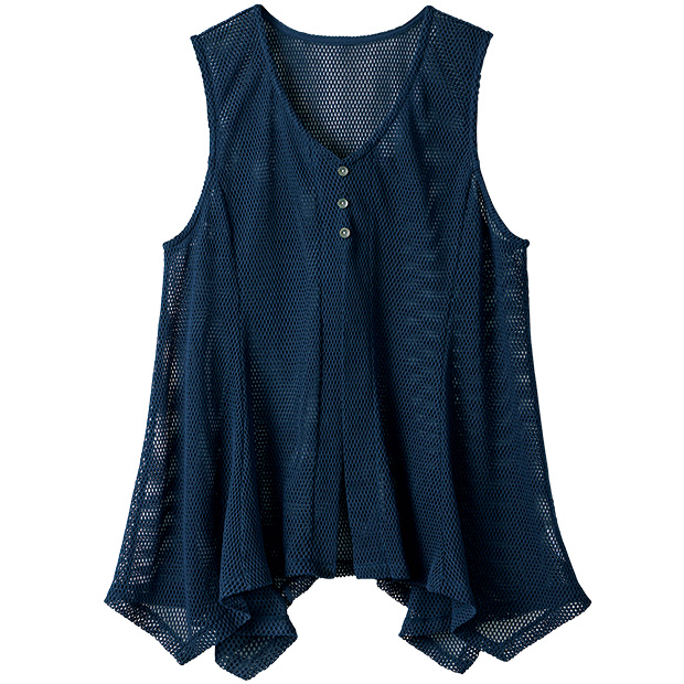 綿混アミットラッセルベスト