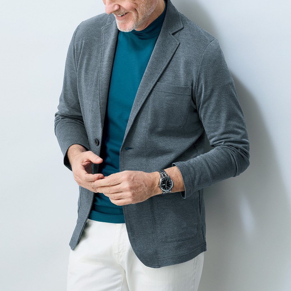 鹿の子ジャージージャケット