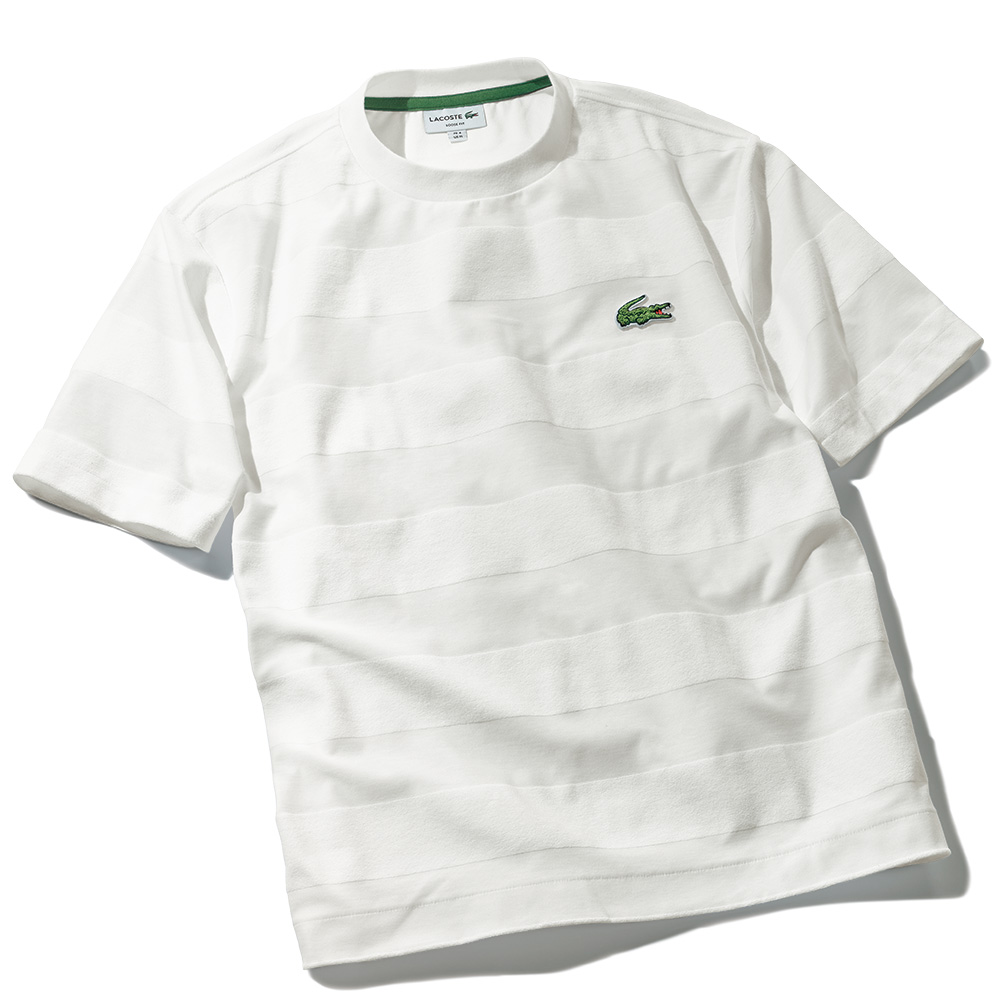 半袖パイル使いTシャツ