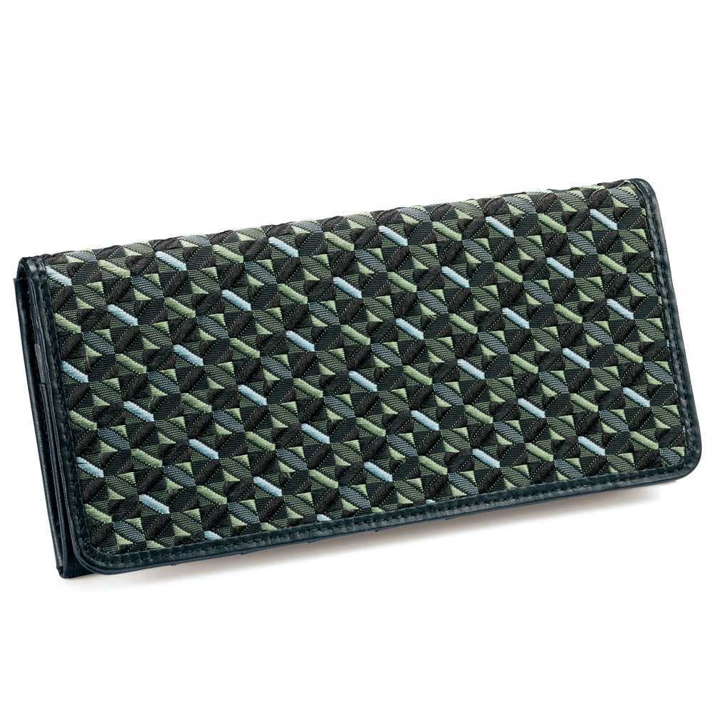 博多織「琥珀織」の長財布