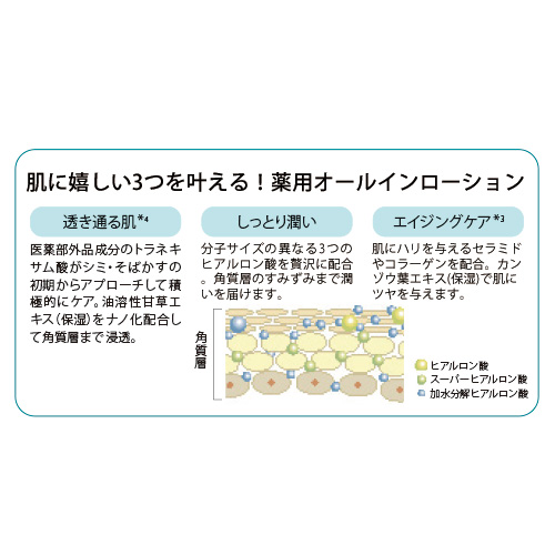 薬用美白オールインローション（顔･からだ用）
