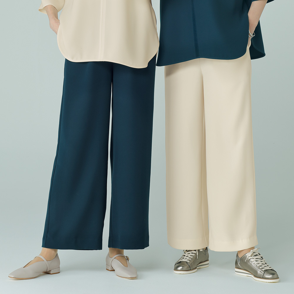 とろみセミワイドパンツ