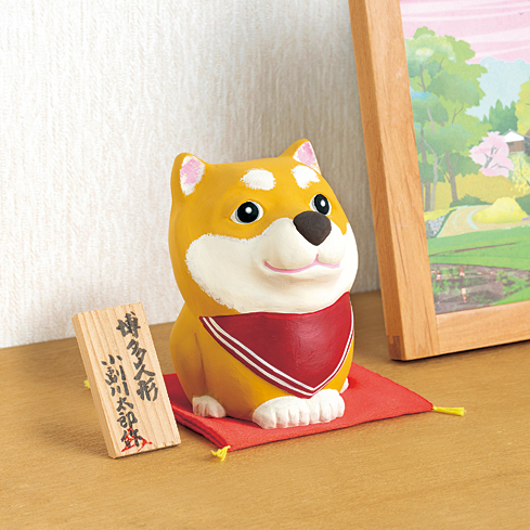 小副川太郎 博多人形の犬 ライトアップオンラインストア