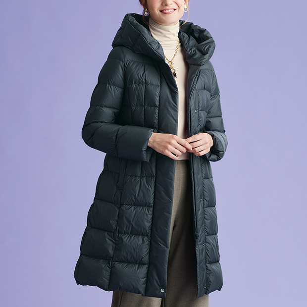 軽量ダウンコート