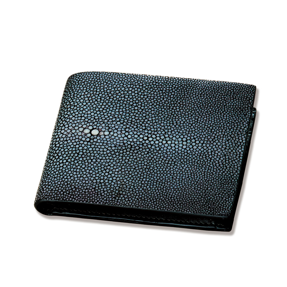 エイ革二つ折りウォレット