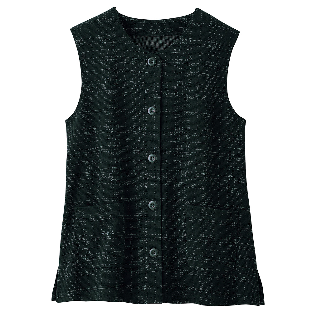 ジャカード素材ベスト