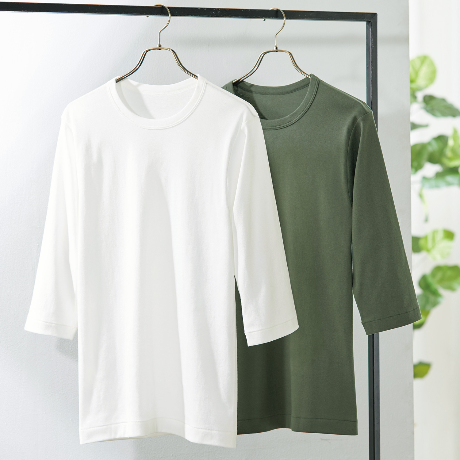 セイヤングZekoo限定モデル･七分袖Tシャツ／2色組