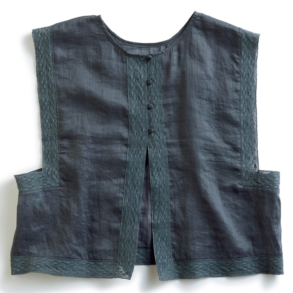 レースリボンシアーラミーベスト