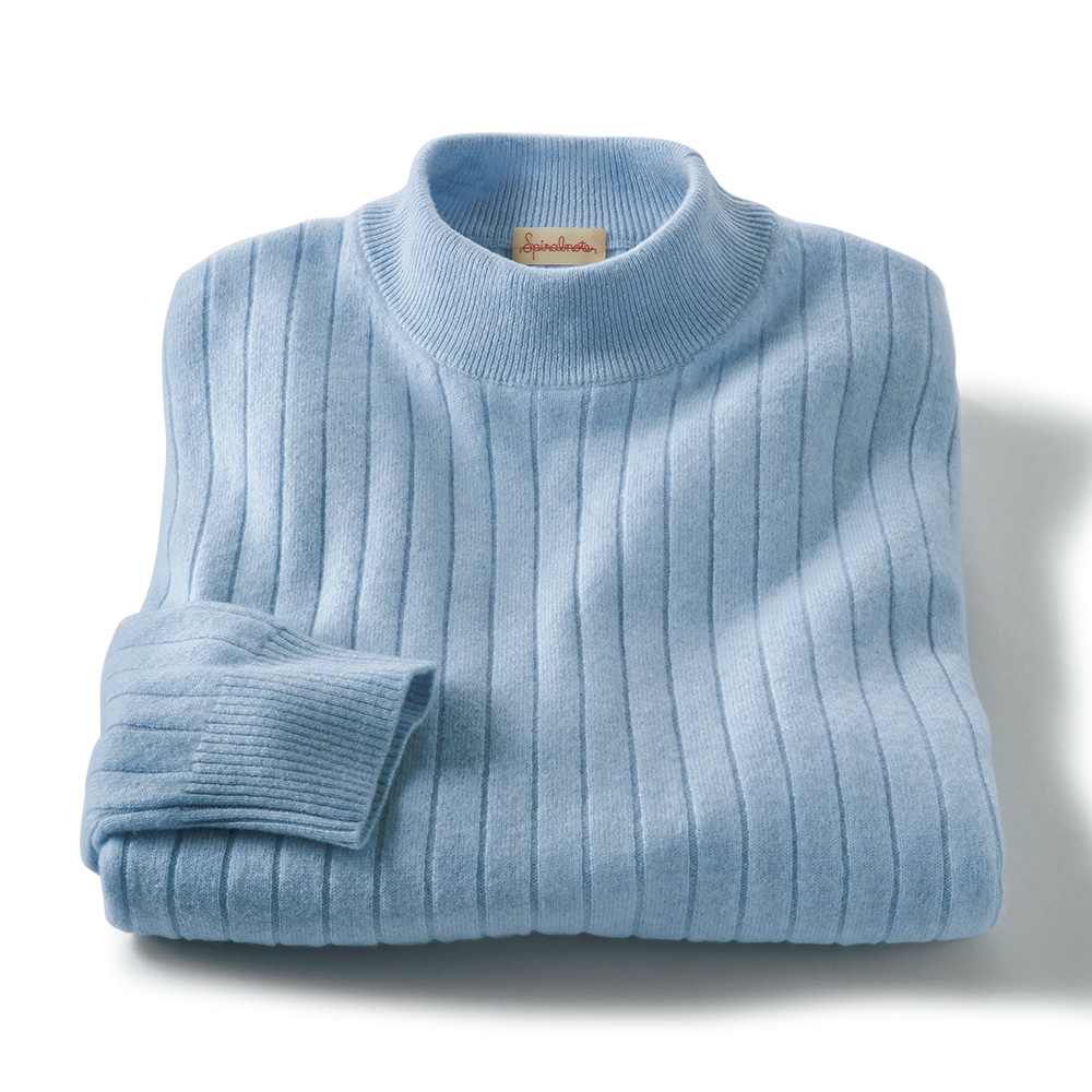 洗えるカシミヤの軽やかセーター