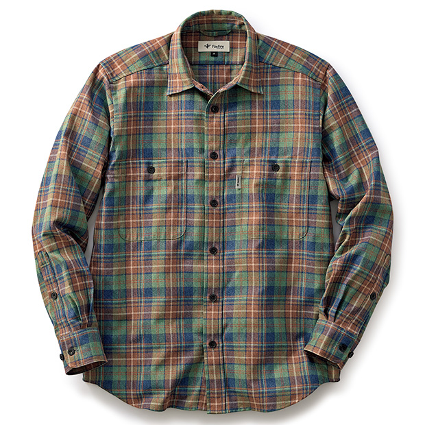 吸汗速乾･暖かチェックシャツ