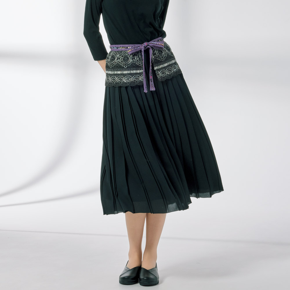 レースのサッシュベルト／肩当て