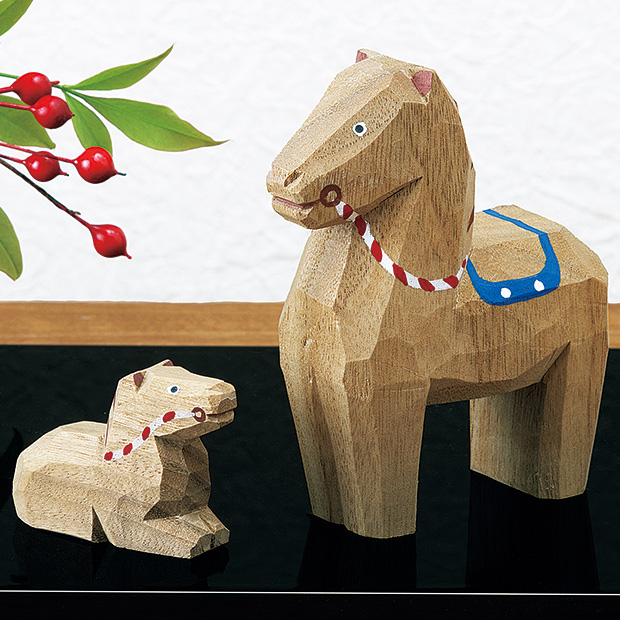 奈良一刀彫／干支･午