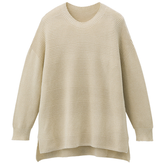 クルーネックプルオーバー