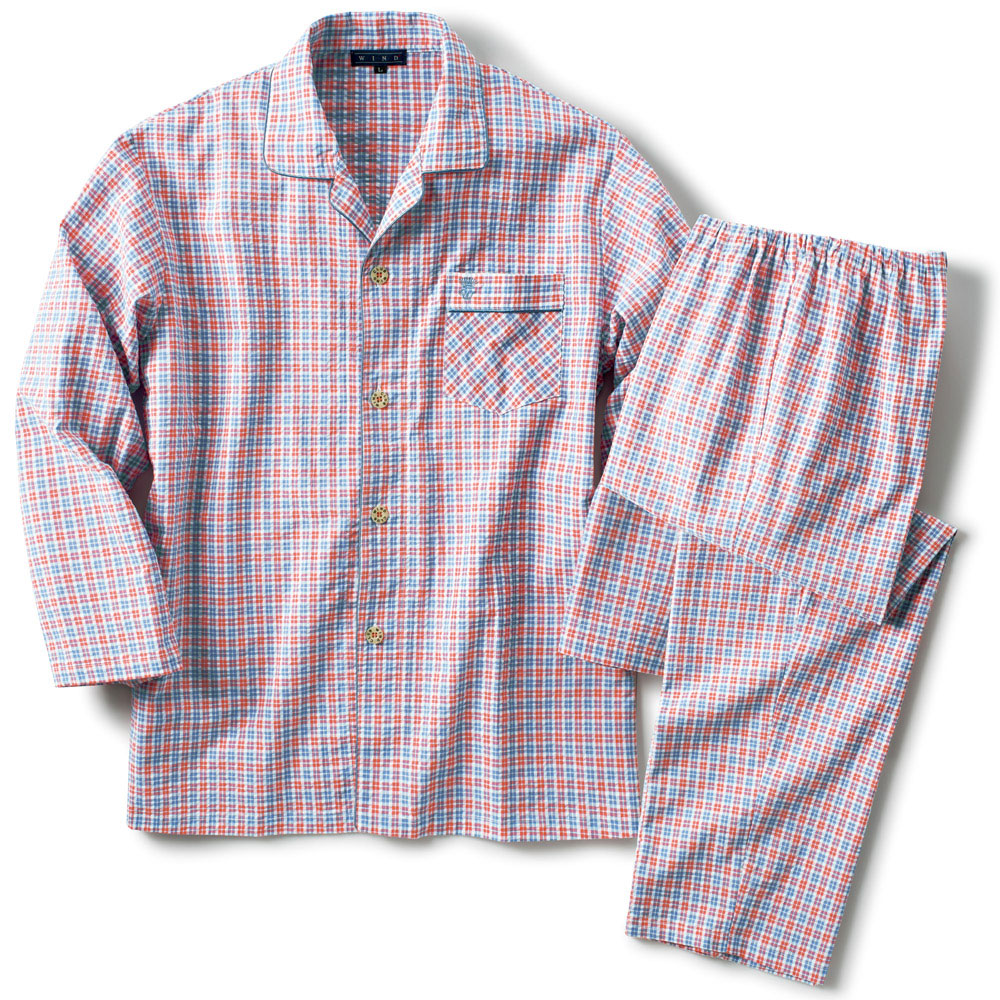 サッカーチェック・テーラーパジャマ