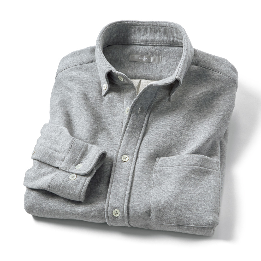 コットン裏起毛シャツ