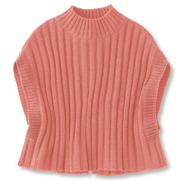 バックスリット･ショート丈ベスト