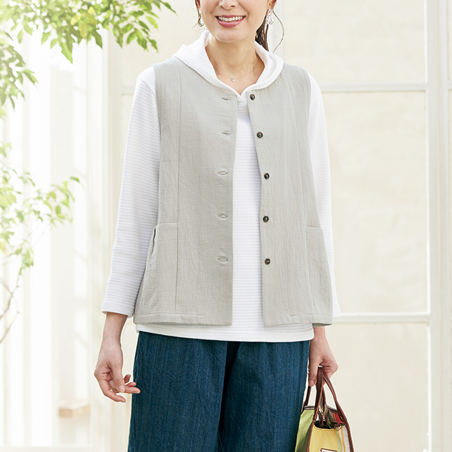 フードカラープルオーバー