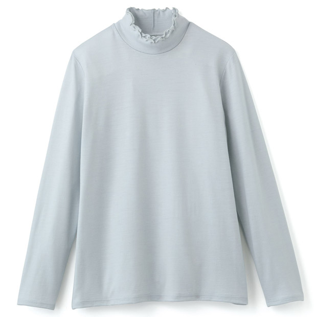 洗えるウール･ネックメロープルオーバー