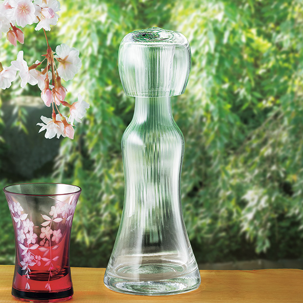 江戸硝子／こけしが酒器