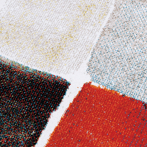 パレット柄のウィルトン織カーペット