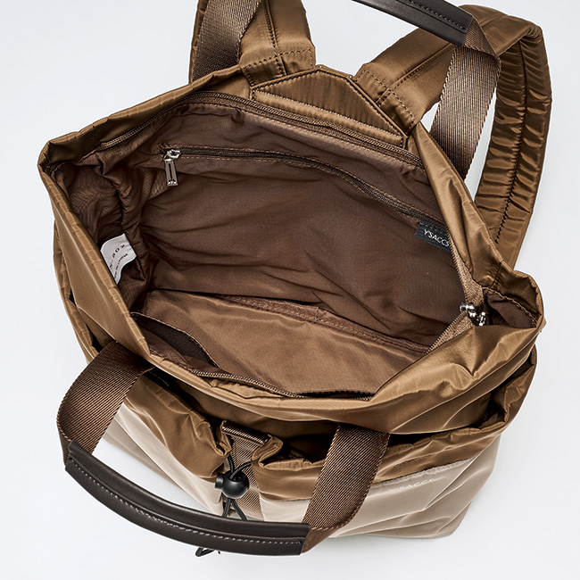 撥水コンビカラーバックパック