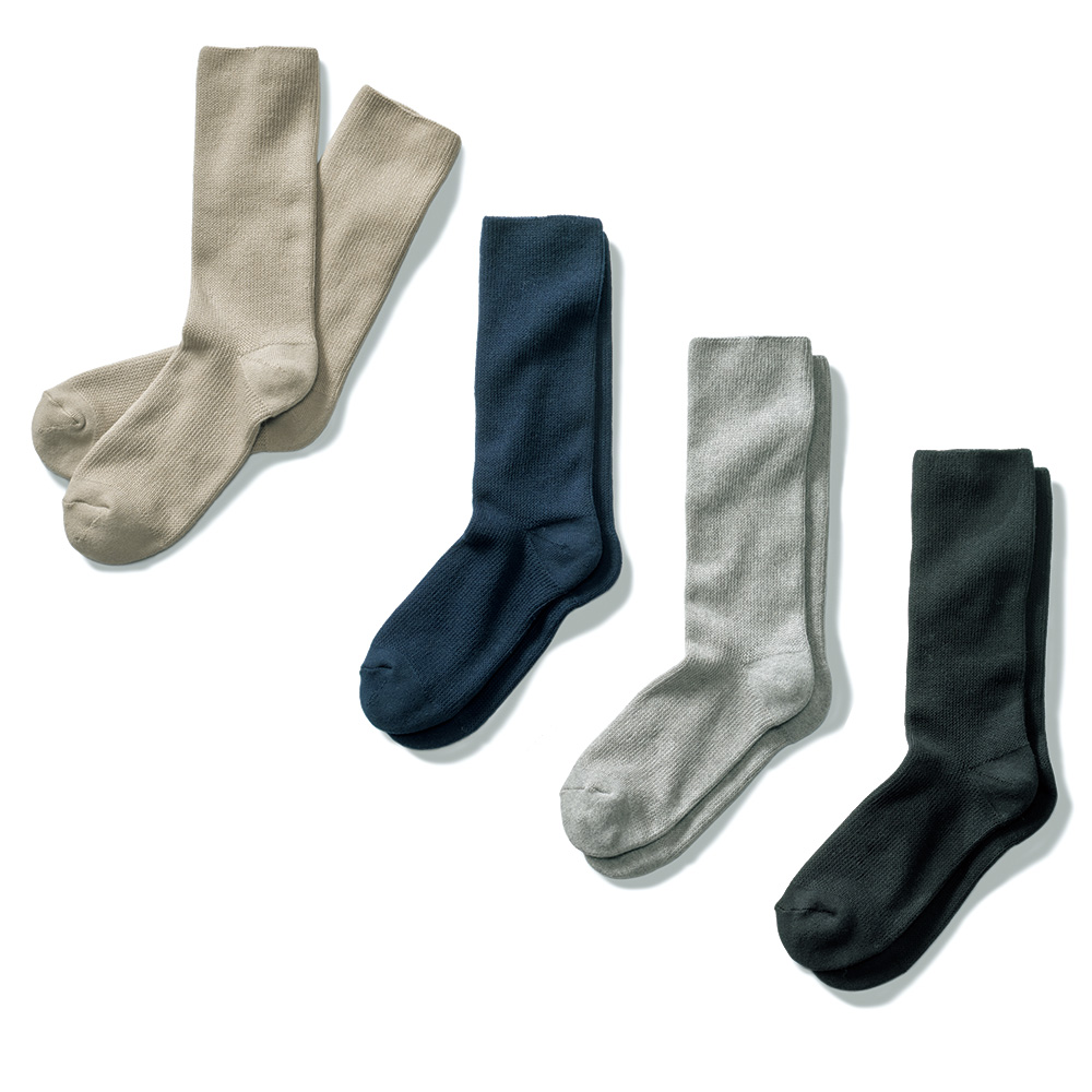 ソフトテーパードソックス/4色セット