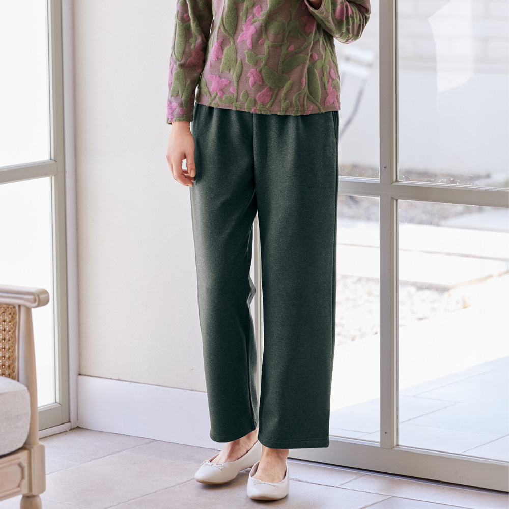 コーデュラニットストレートパンツ