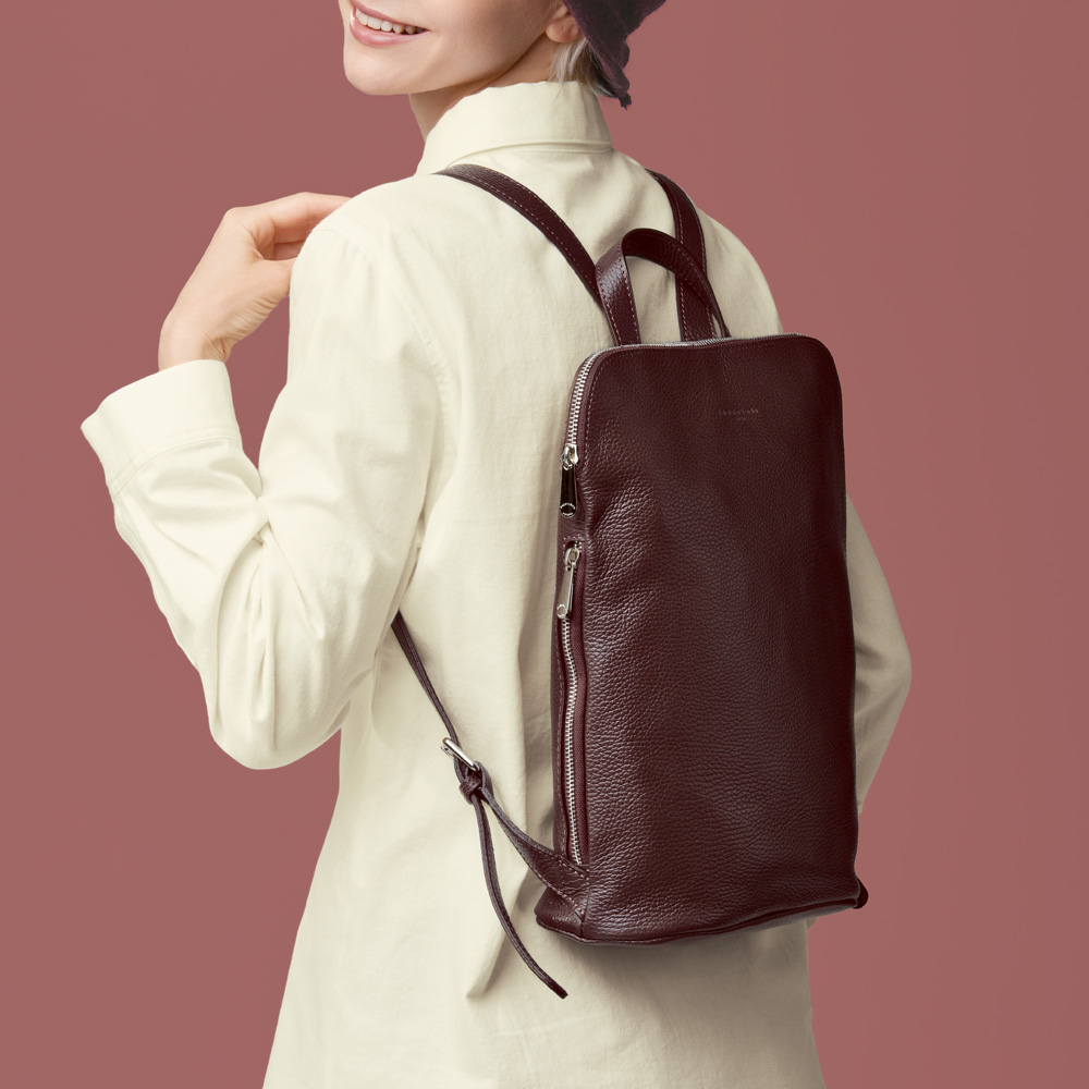 スリムフィット･レザーリュック