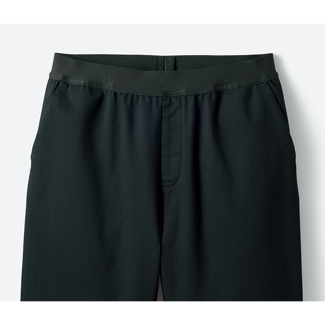 ウエストゴムテーパードパンツ