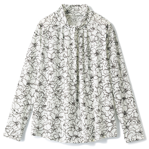 ボウタイ風プルオーバー