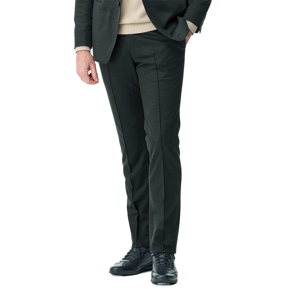 スーパー130&rsquo;Sウール混ジャージースラックス