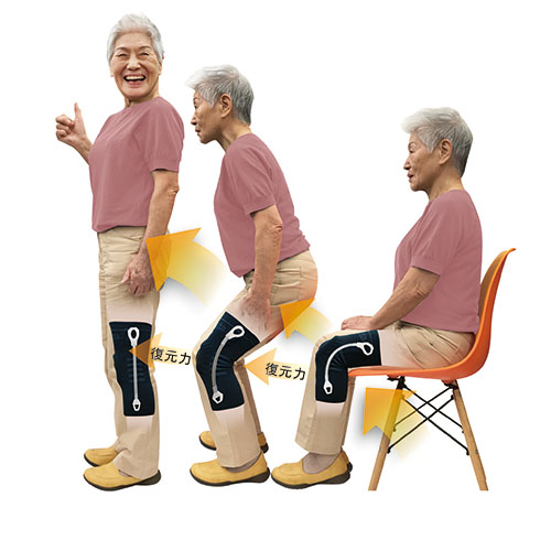 復元力ひざサポーター2枚組