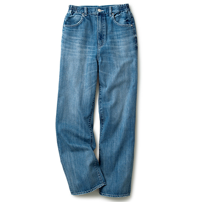 ストレートデニムパンツ／マノア／当社限定