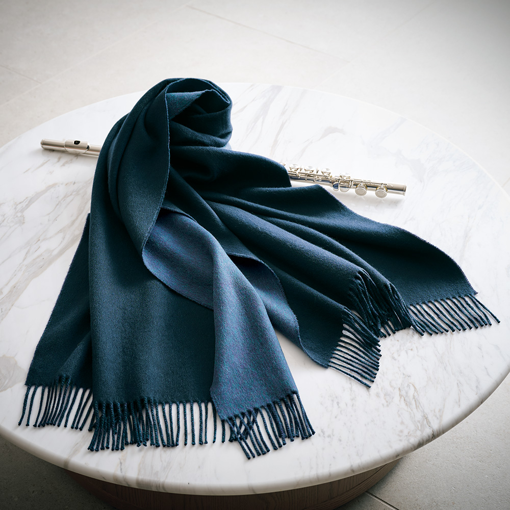 ダブルフェイスカシミヤストール