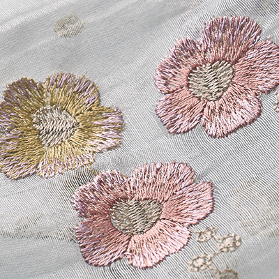 コットンシルクストール／フラワー