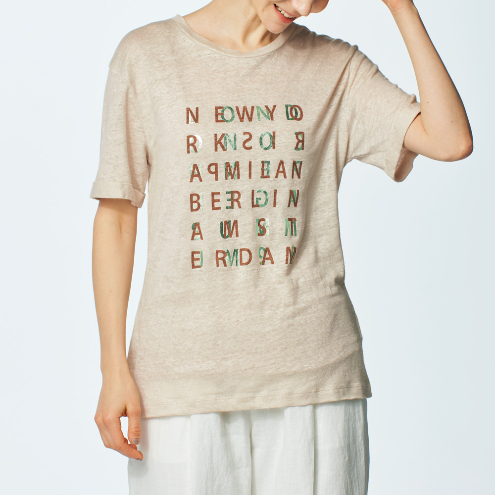 スムンウーマン 麻tシャツ ライトアップオンラインストア