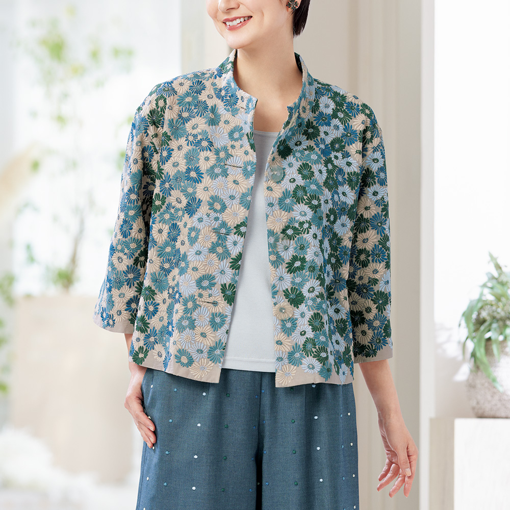 pjc 大西和子 　 モネ薔薇 Lサイズ pjc 大西和子 モネ薔薇 Lサイズ