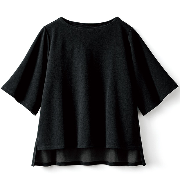 ジョーゼットジャージー･フレアトップス