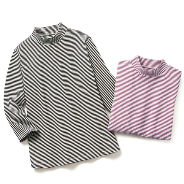 コットン混･吸汗速乾プルオーバー／2色セット