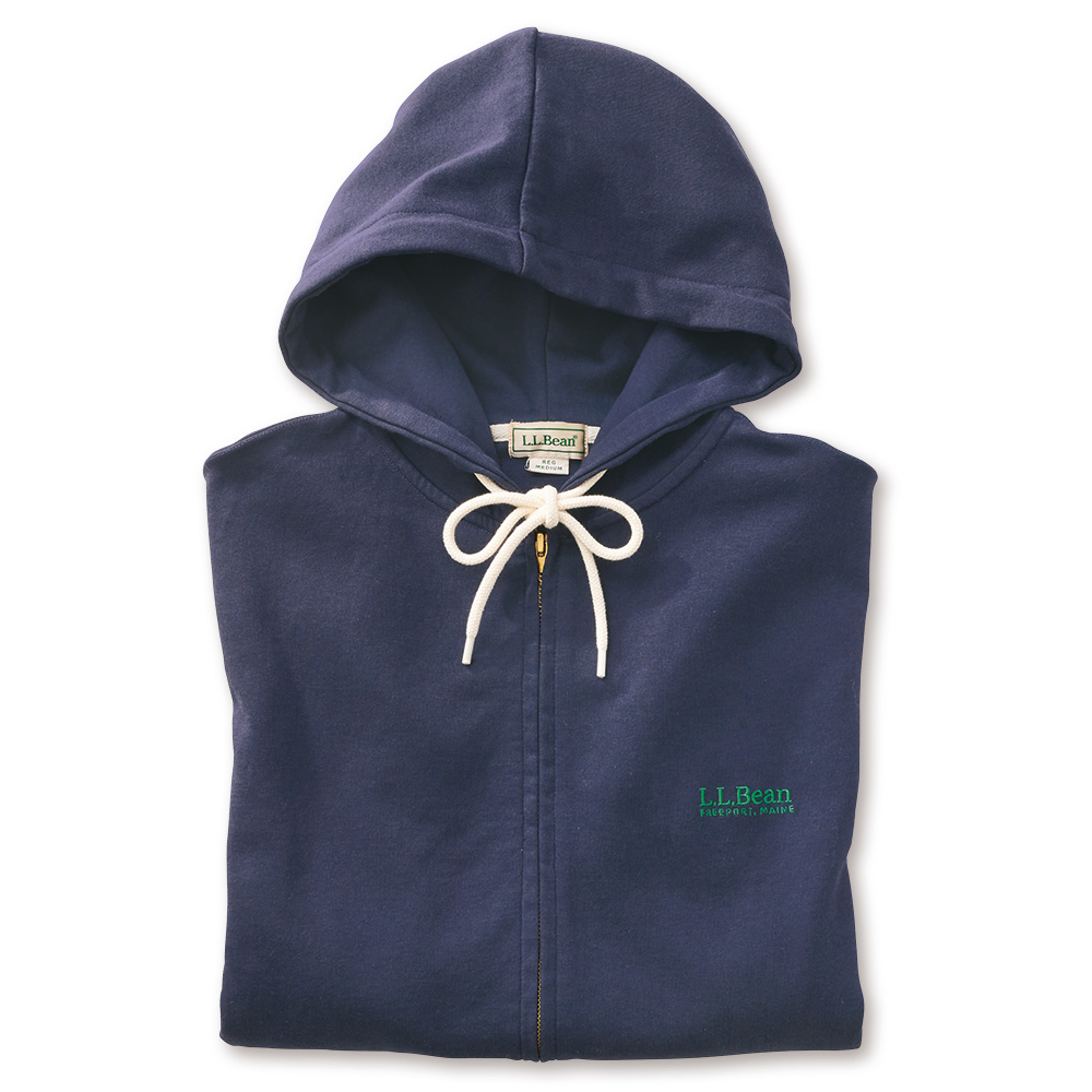 ダブルフェイスジャージーの柔らかフーディ