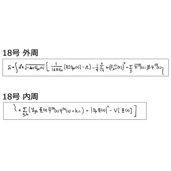 橋本教授監修シルバーリング/宇宙を支配する数式/チェーンつき